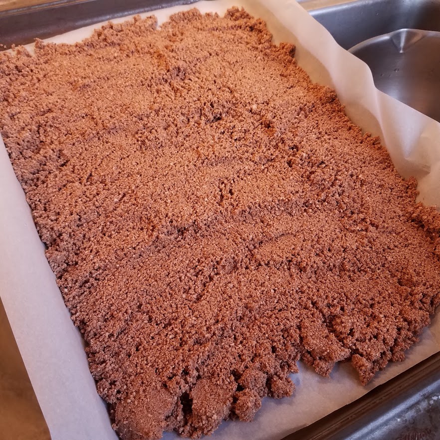 My acorn meal darkened during leaching