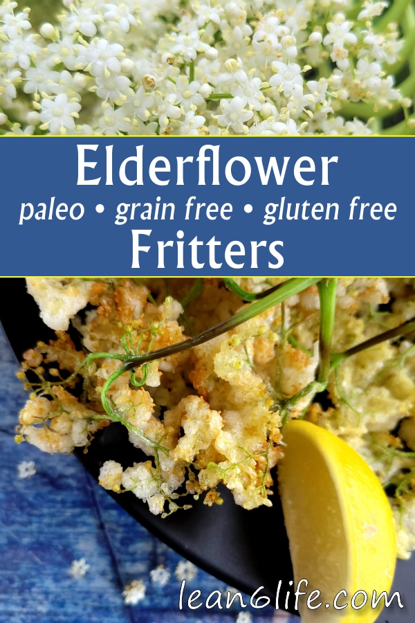 Elderflower fritters - a crunchy paleo springtime treat!