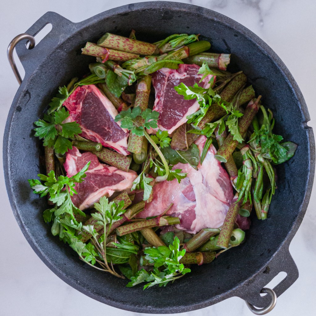 Knotweed with Mugwort and Lamb Shanks