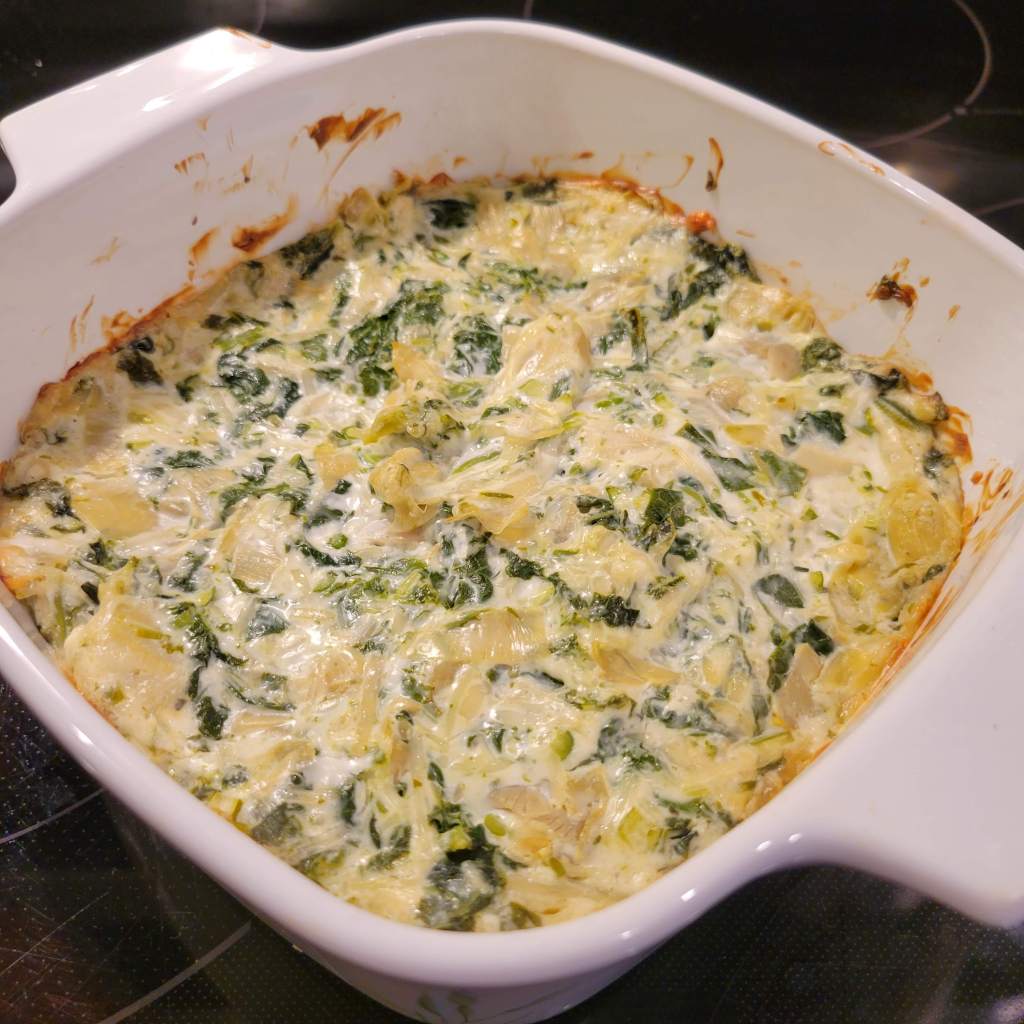 Milkweed artichoke dip!